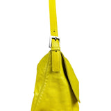 Fendi Yellow Leather Mamma Baguette