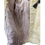 Language Vintage Rabbit Fur Coat