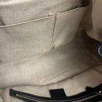 Gucci Black Leather Horsebit Flap Shoulder Bag