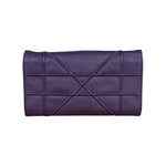 Christian Dior Purple Leather Diorama Wallet on Chain Bag
