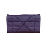 Christian Dior Purple Leather Diorama Wallet on Chain Bag