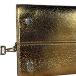 Christian Dior Diorever Gold Leather 2Way Handbag