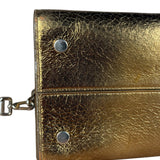 Christian Dior Diorever Gold Leather 2Way Handbag