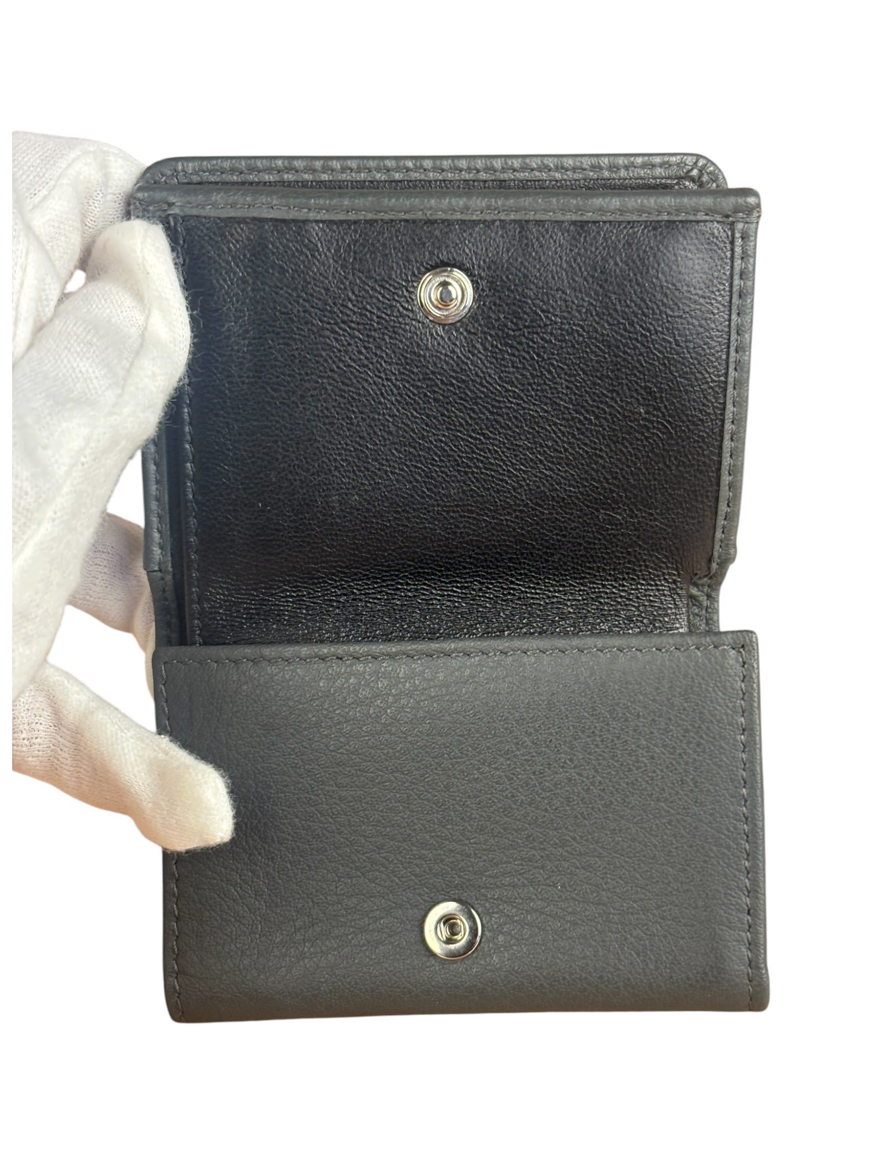 Balenciaga Compact Wallet Grey