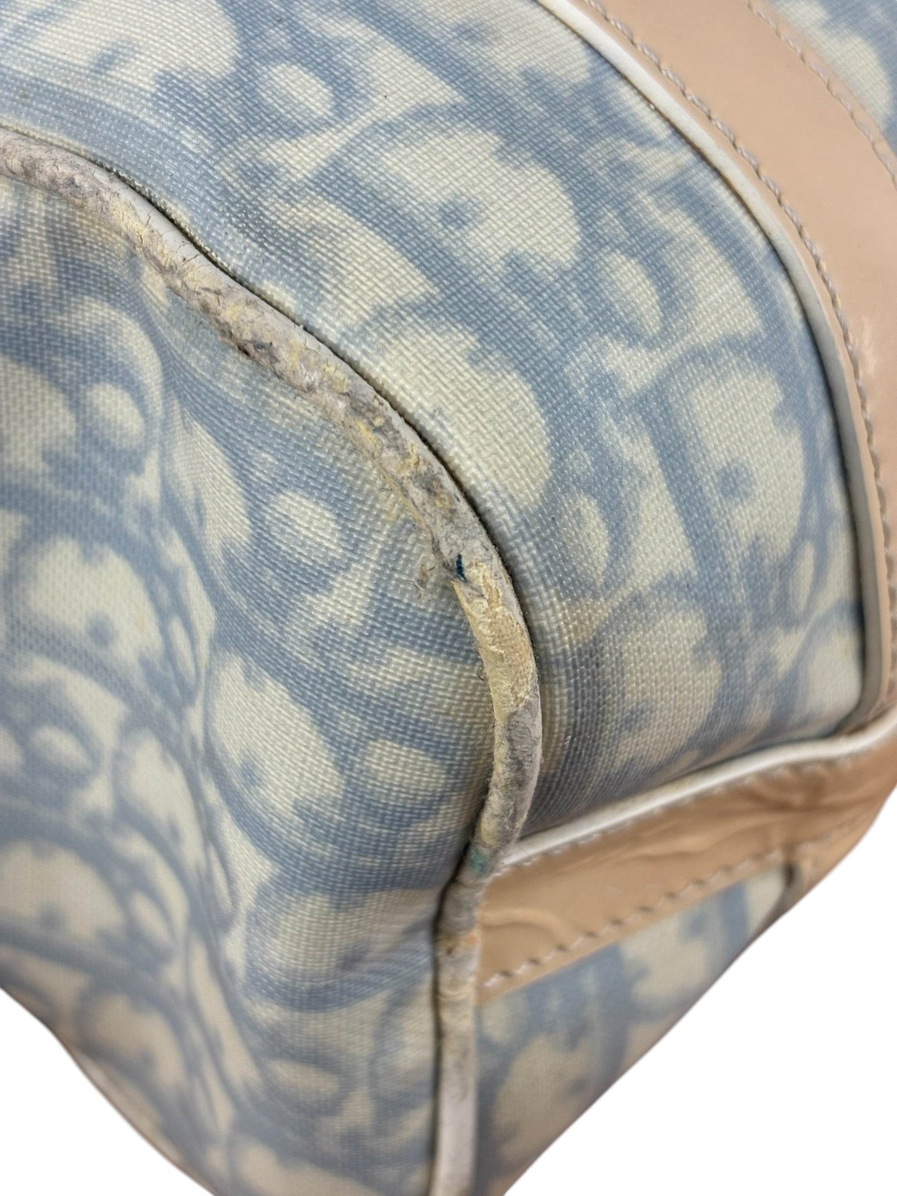 Christian Dior Vintage Trotter Canvas Mini Boston Bag