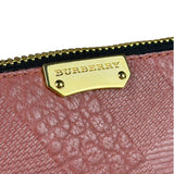 Burberry Pale Orchid Pink Leather Check-Embossed Peyton Crossbody