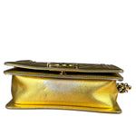 Chanel Gold Metallic CC Boy Bag 2014