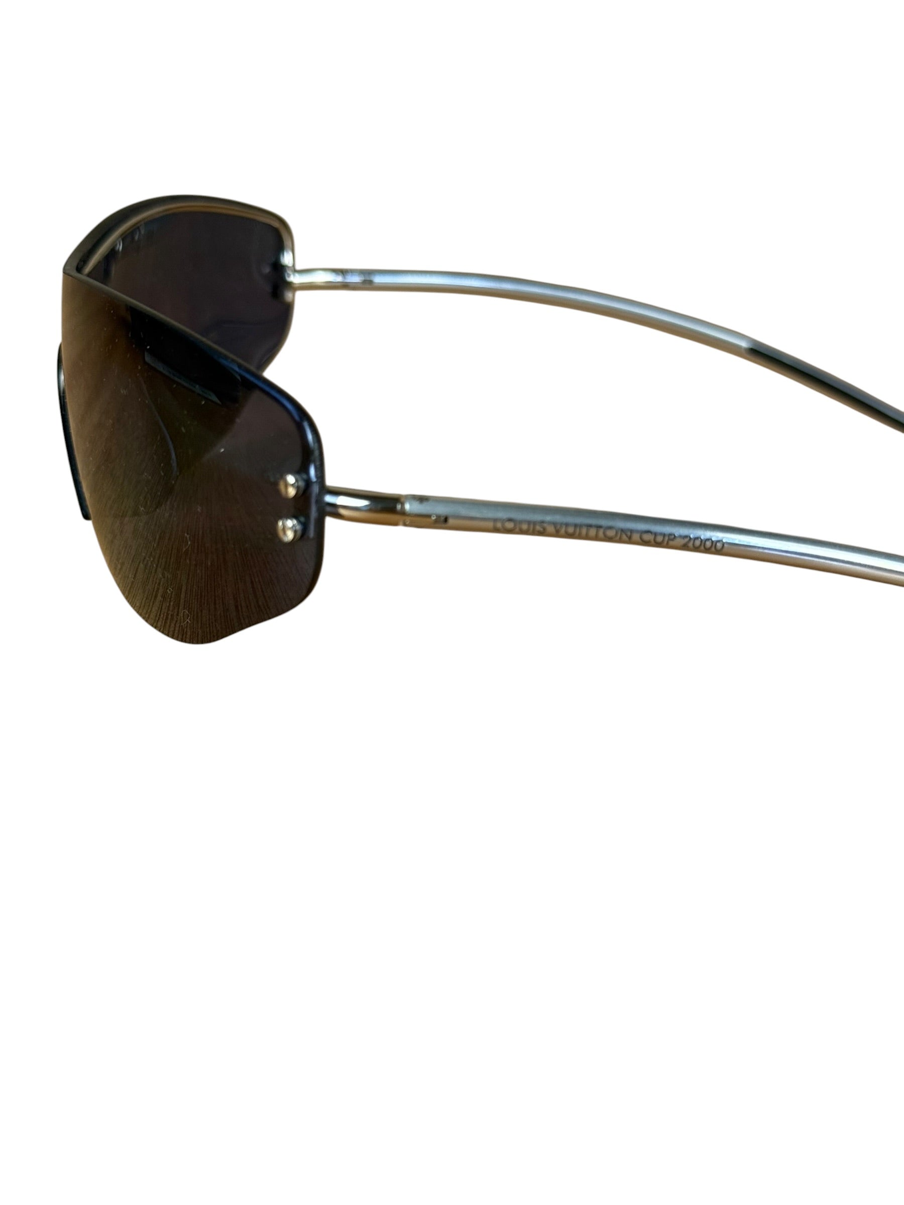 Louis Vuitton 2000 Cup Blue Shield Sunglasses