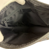 Gucci Vintage Black GG Canvas Shoulder Bag