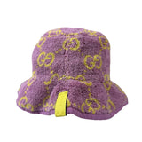 Gucci Pink/Yellow GG  Small Terry Bucket Hat