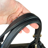 Gucci Black Leather Horsebit Flap Shoulder Bag