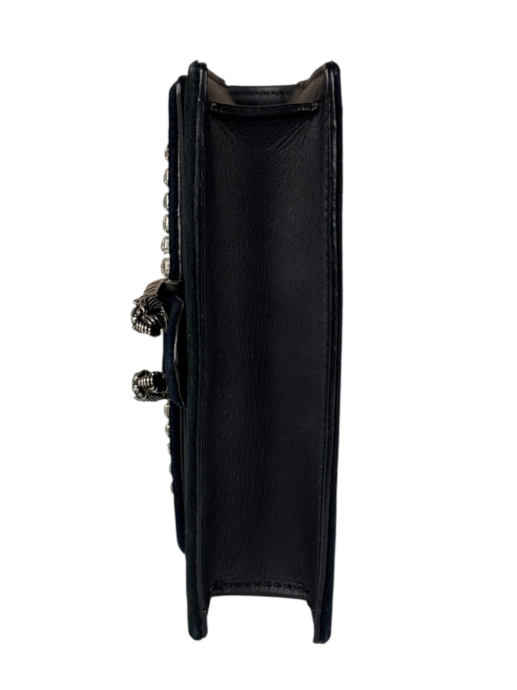 Gucci Mini Velvet Black Rhinestone Dionysus Crossbody