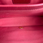 Chanel Dark Fuchsia Quilted Leather Flap Bag 2019