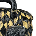 Dolce & Gabbana Miss Curly Python Patchwork Handbag