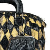 Dolce & Gabbana Miss Curly Python Patchwork Handbag