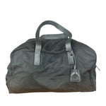 Prada Vintage Black Nylon Bowler Bag