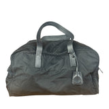Prada Vintage Black Nylon Bowler Bag