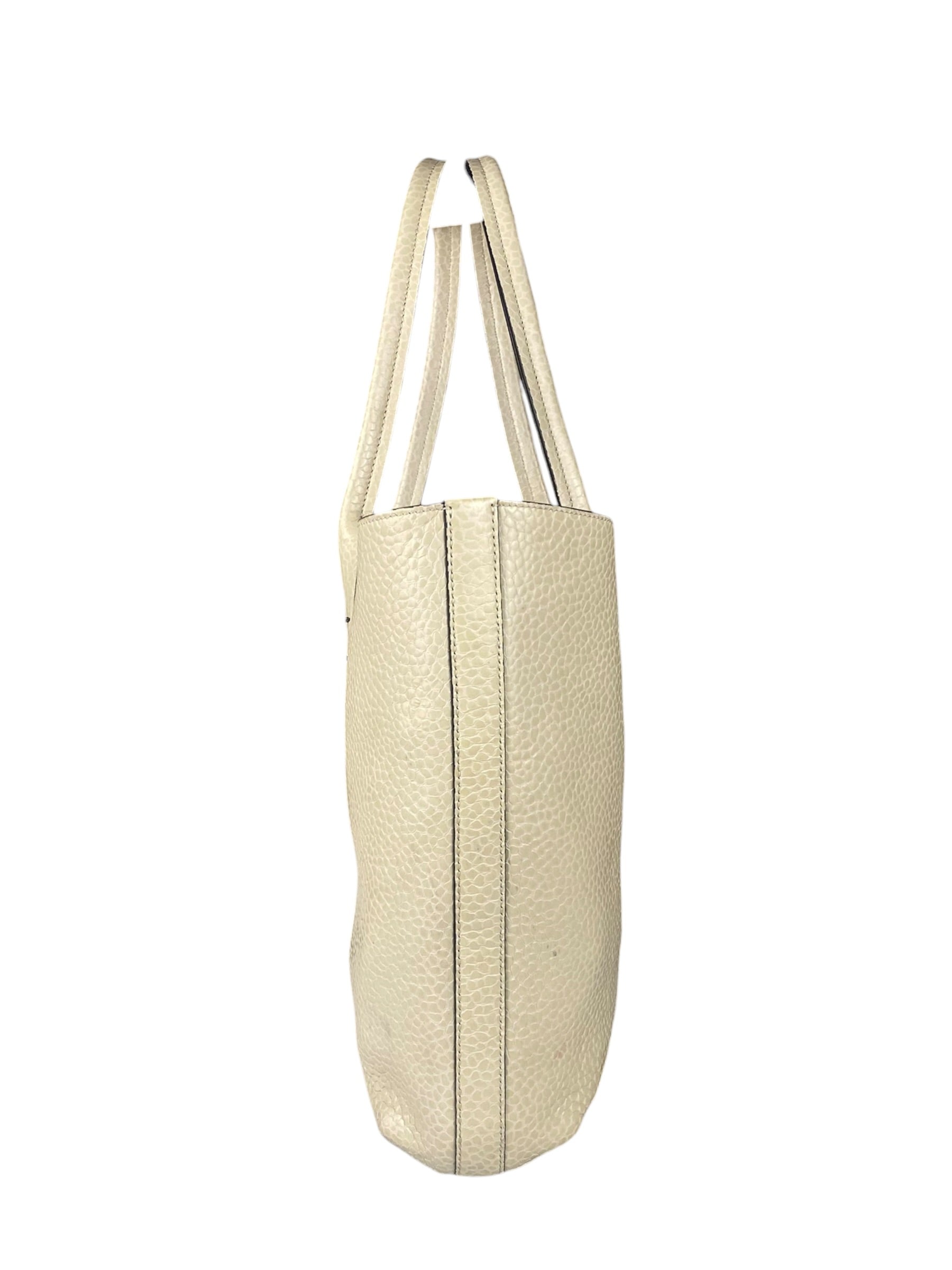 Brunello Cucinelli Cream Leather Tote