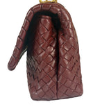 Bottega Veneta Vintage Burgundy Olimpia Shoulder Bag