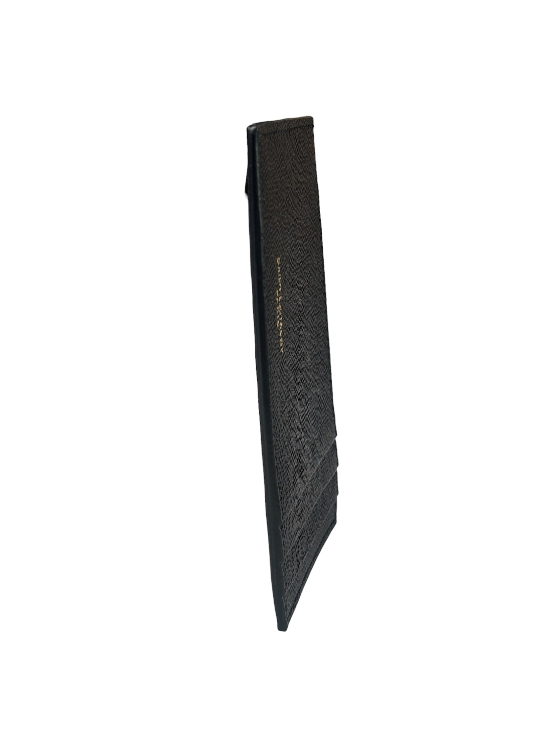 Yves Saint Laurent Black Leather Card Holder
