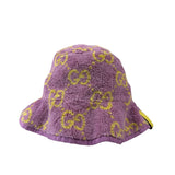 Gucci Pink/Yellow GG  Small Terry Bucket Hat