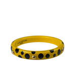 Louis Vuitton x Yayoi Kusama Yellow/Bkack Infinity Dots Acrylic Bangle