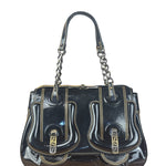 Fendi Black Patent Leather Shoulder Bag B