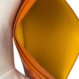 Goyard Orange Leather Saint Sulpice Cardholder