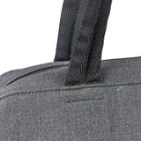 Prada Vintage Dark Grey Canvas Tote Bag