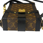 Louis Vuitton Black Monogram Vertical Trunk Pochette