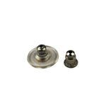 Chanel Vintage CC Clear Resin Faux Pearl Earrings