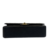 Chanel Black Quilted Caviar Double Flap Bag 2012