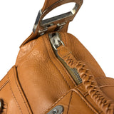 Christian Dior Vintage Tan Brown Leather Flight Medium