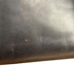 Prada Vintage Black Leather Spazzolato Laser-Cut-Logo Tote Bag