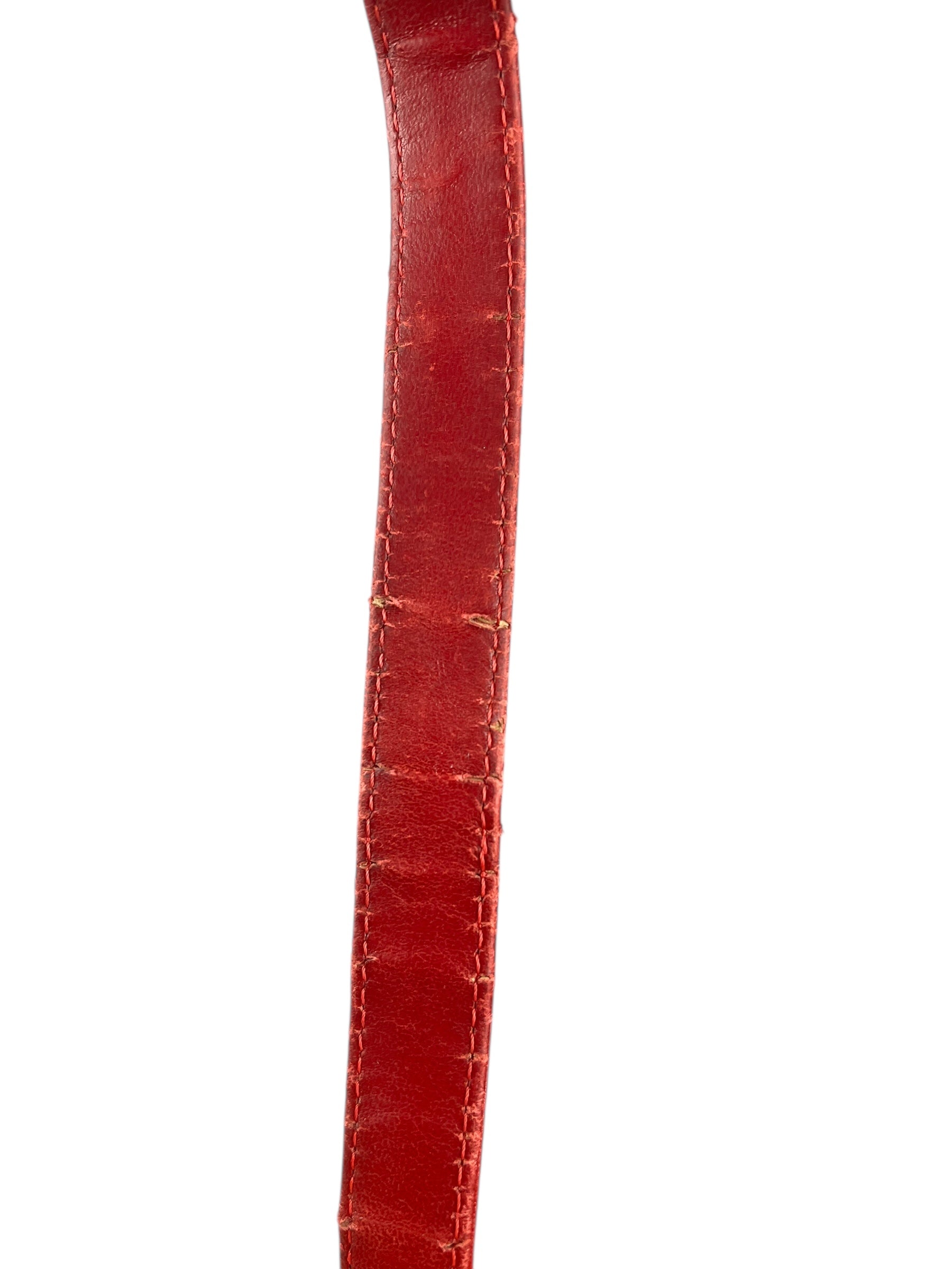 Fendi Baguette Red Suede