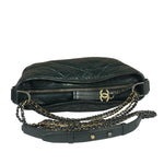 Chanel Green Calfskin Medium Gabrielle Hobo Bag 2018