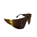 Fendi Freedom Embellished Sheild Sunglasses