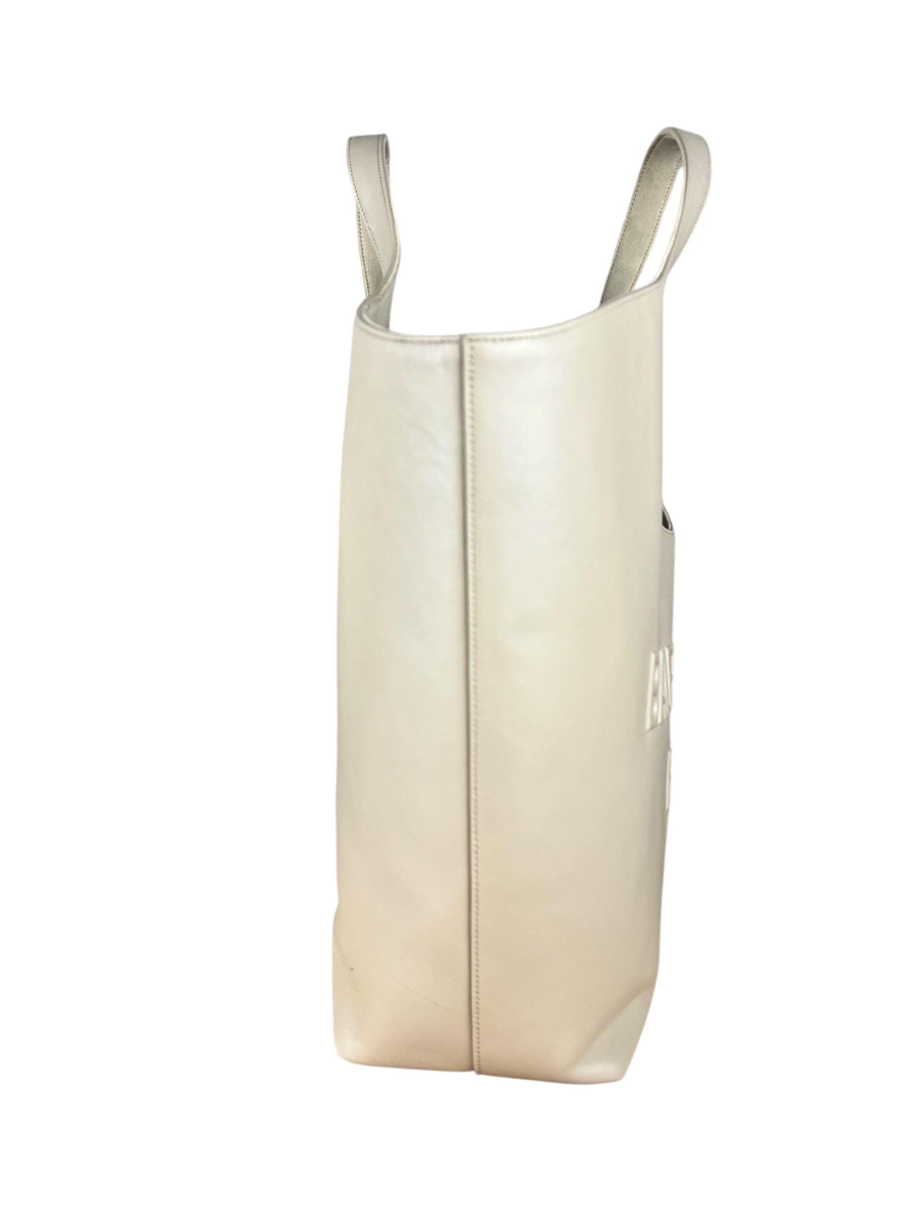 Balenciaga Beige Leather Mary Kate Tote Bag