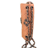 Chanel Pink Paisley Bandana Print Flap Bag