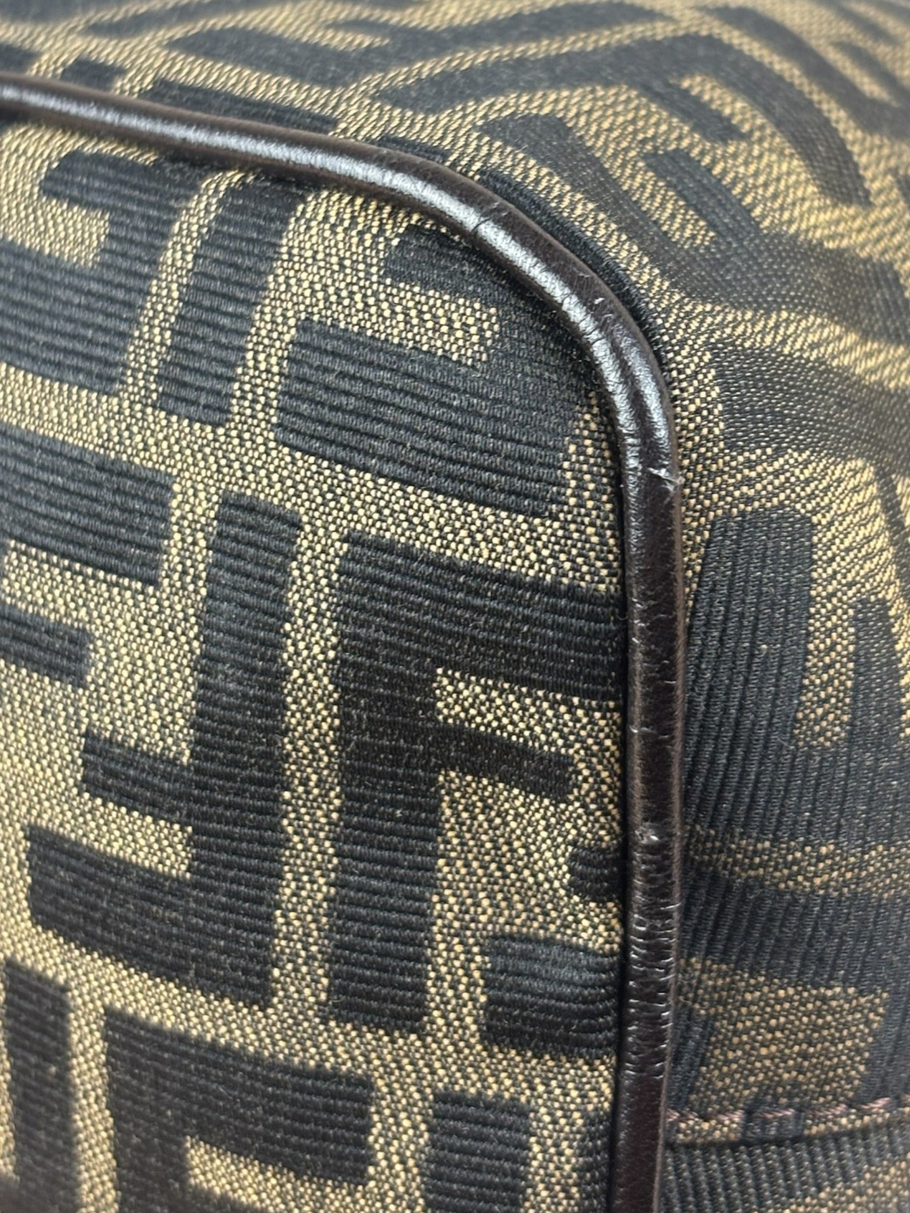 Fendi Zucca FF Mamma Baguette Shoulder Bag