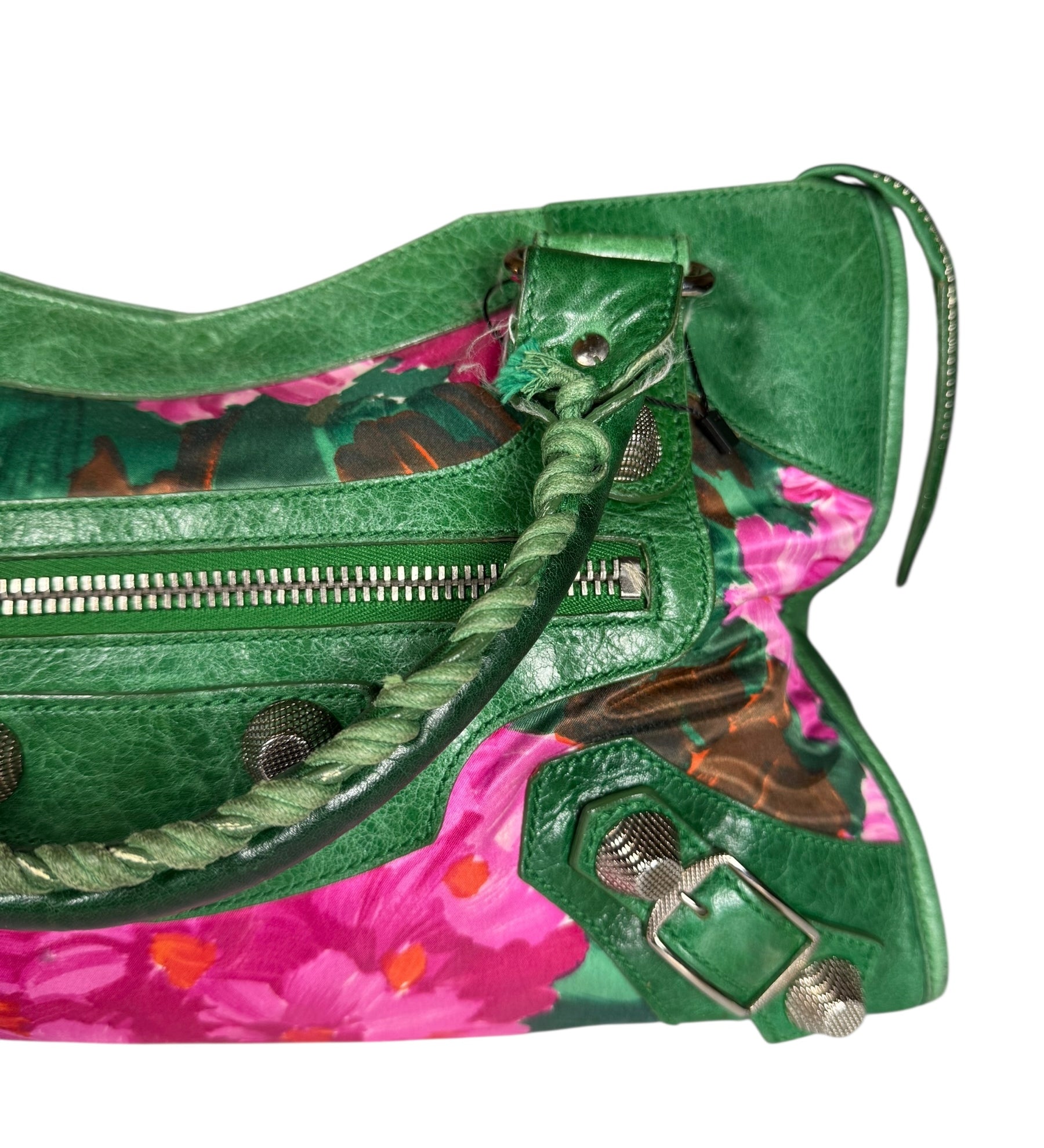 Balenicaga Floral Print Le City Bag