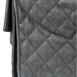 Chanel Navy Quilted Denim/Leather Trim 25 Hobo Bag 2021