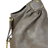 Louis Vuitton Brown Leather Mahina Hobo Bag
