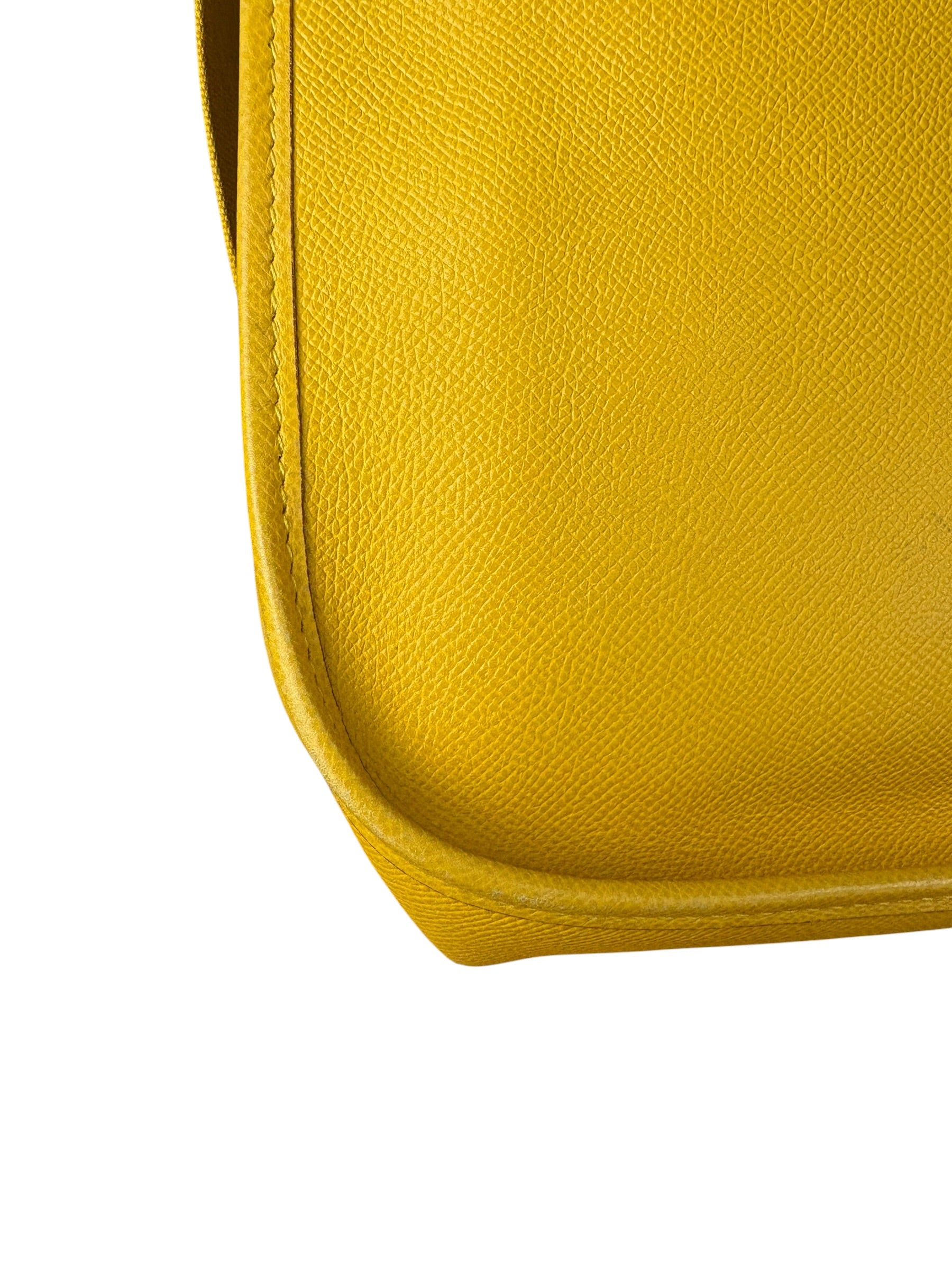 Hermes Evelyne Taurillon Clemence Leather Shoulder Bag