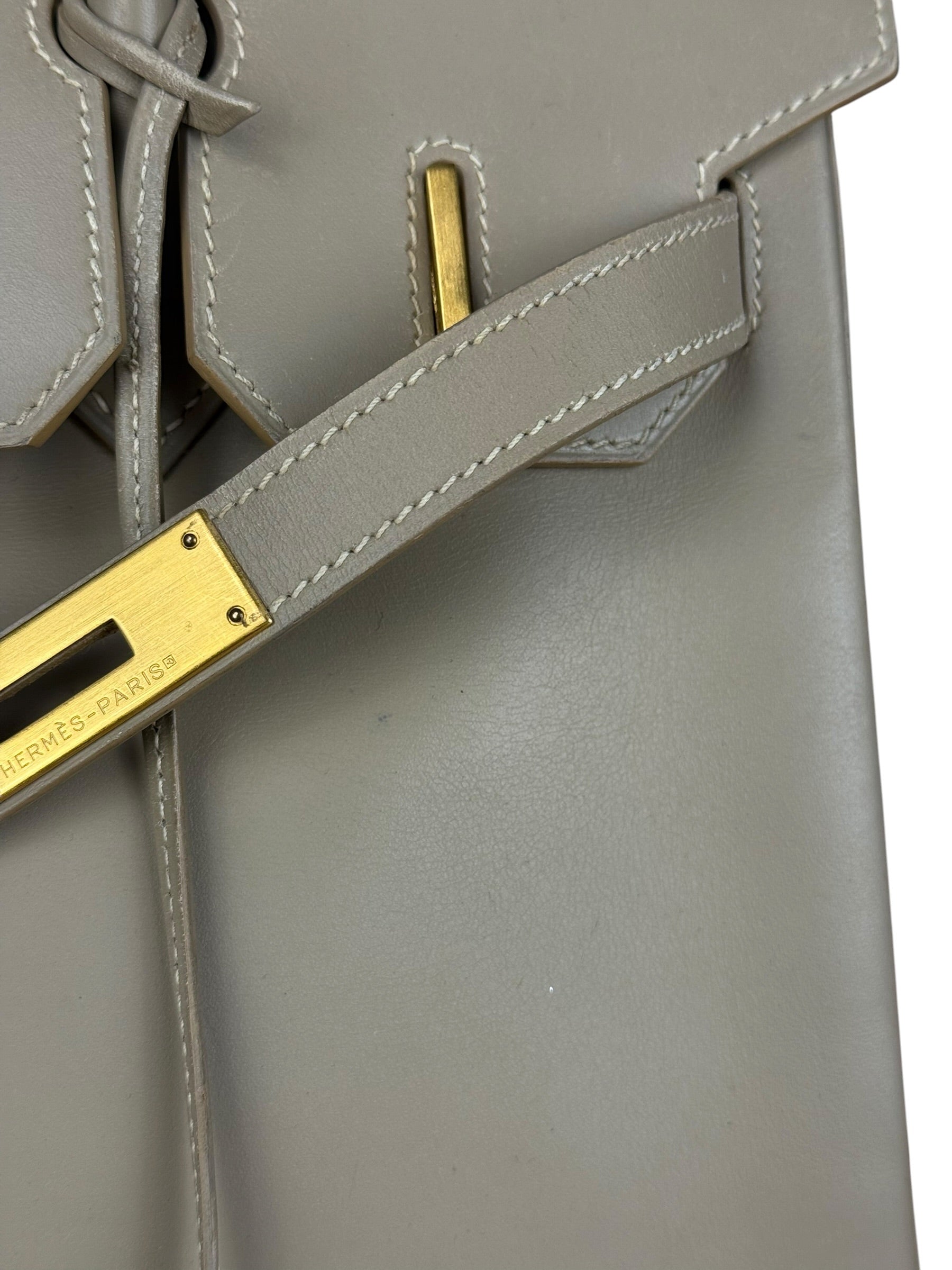 Hermes Birkin 30 Argile Box Brushed Gold 2003