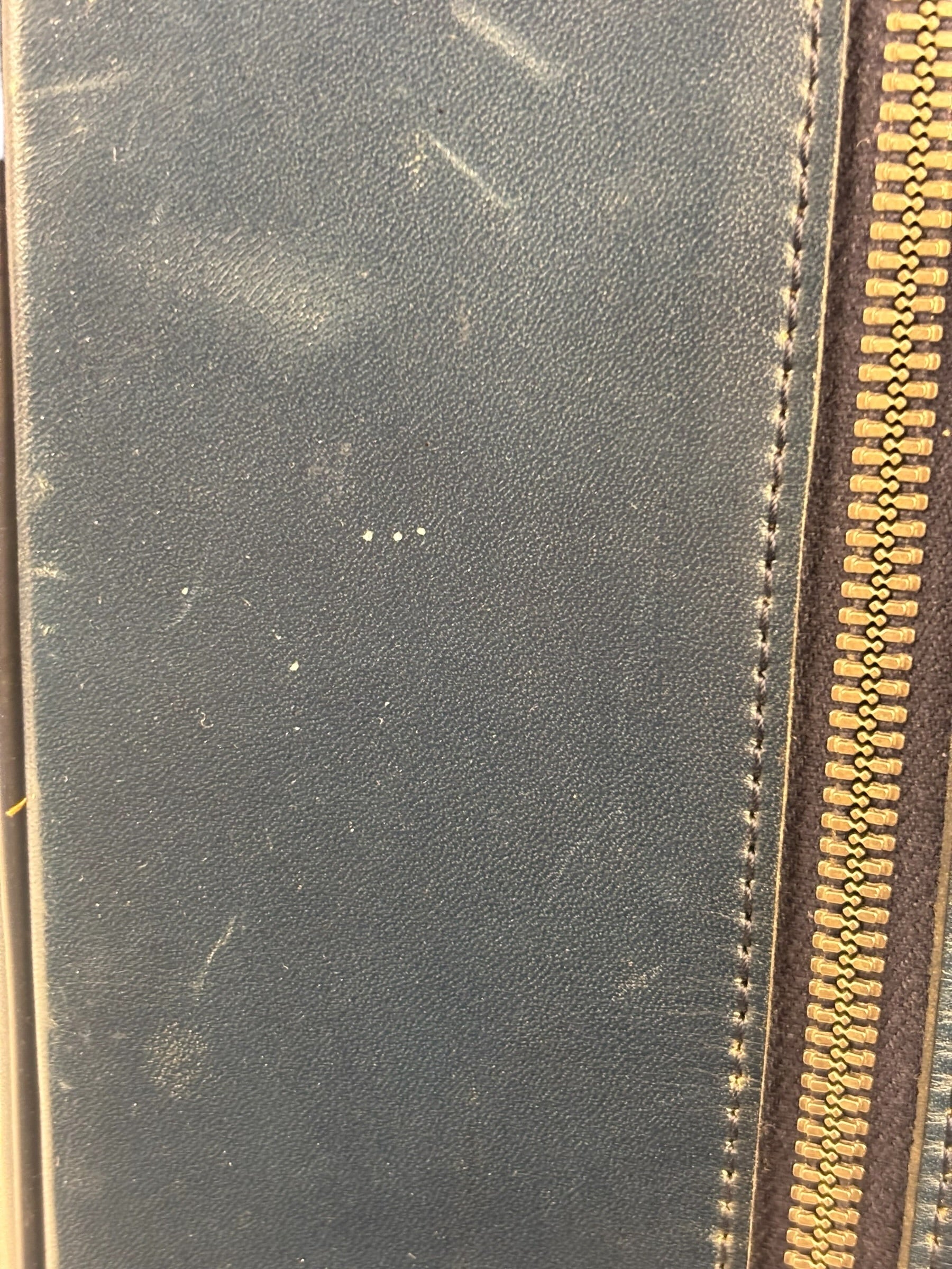 Christian Dior Vintage Navy Oblique Travel Bag
