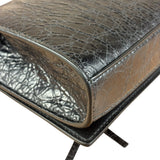 Balenciaga Black Croc Embossed Le City Clutch/Wallet