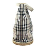 Burberry Vintage Canvas House Check Tote Bag