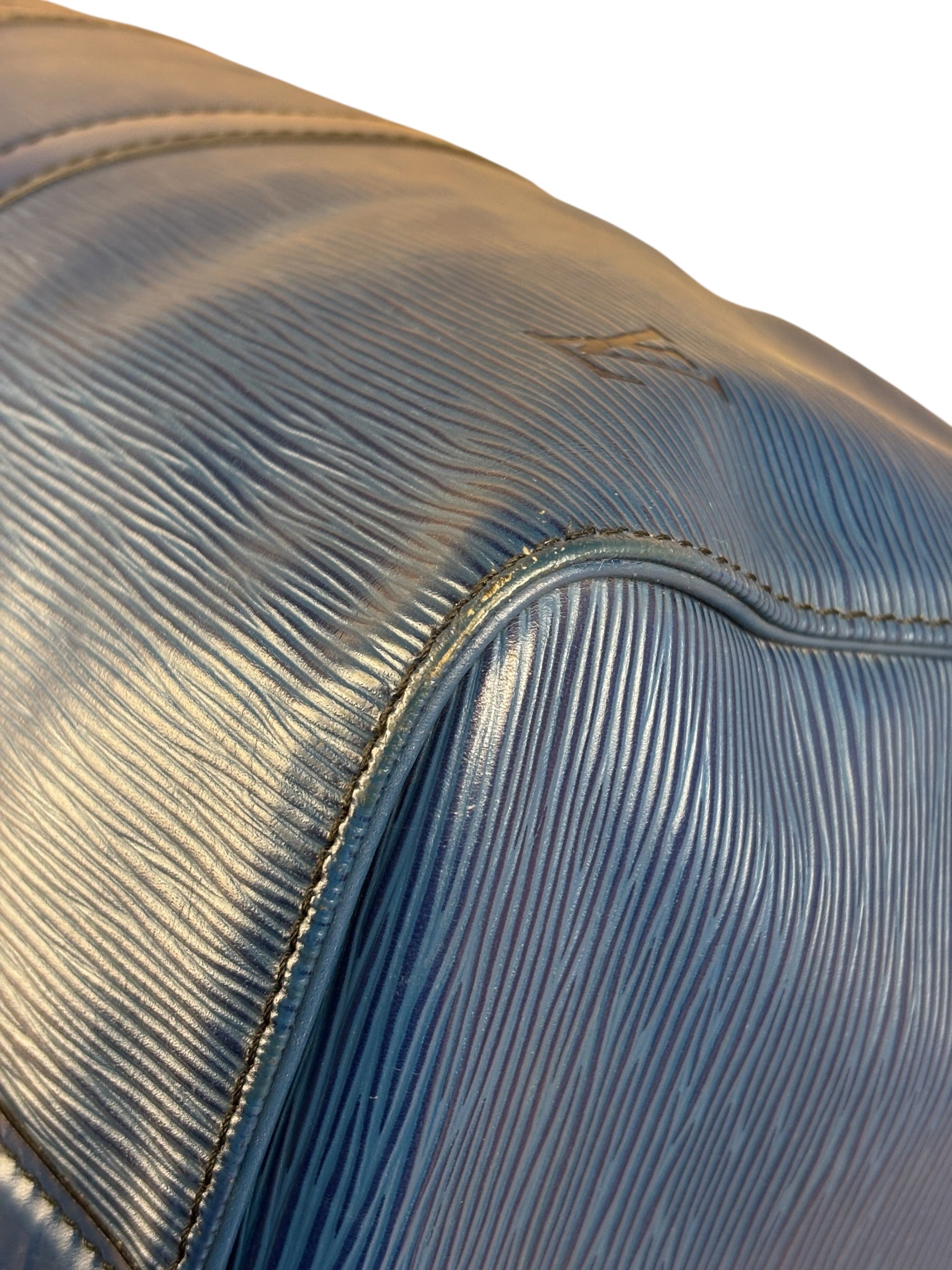 Louis Vuitton Blue Epi Leather Keepall 45
