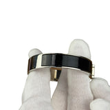 Hermes H Black/Palladium Clic Bracelet